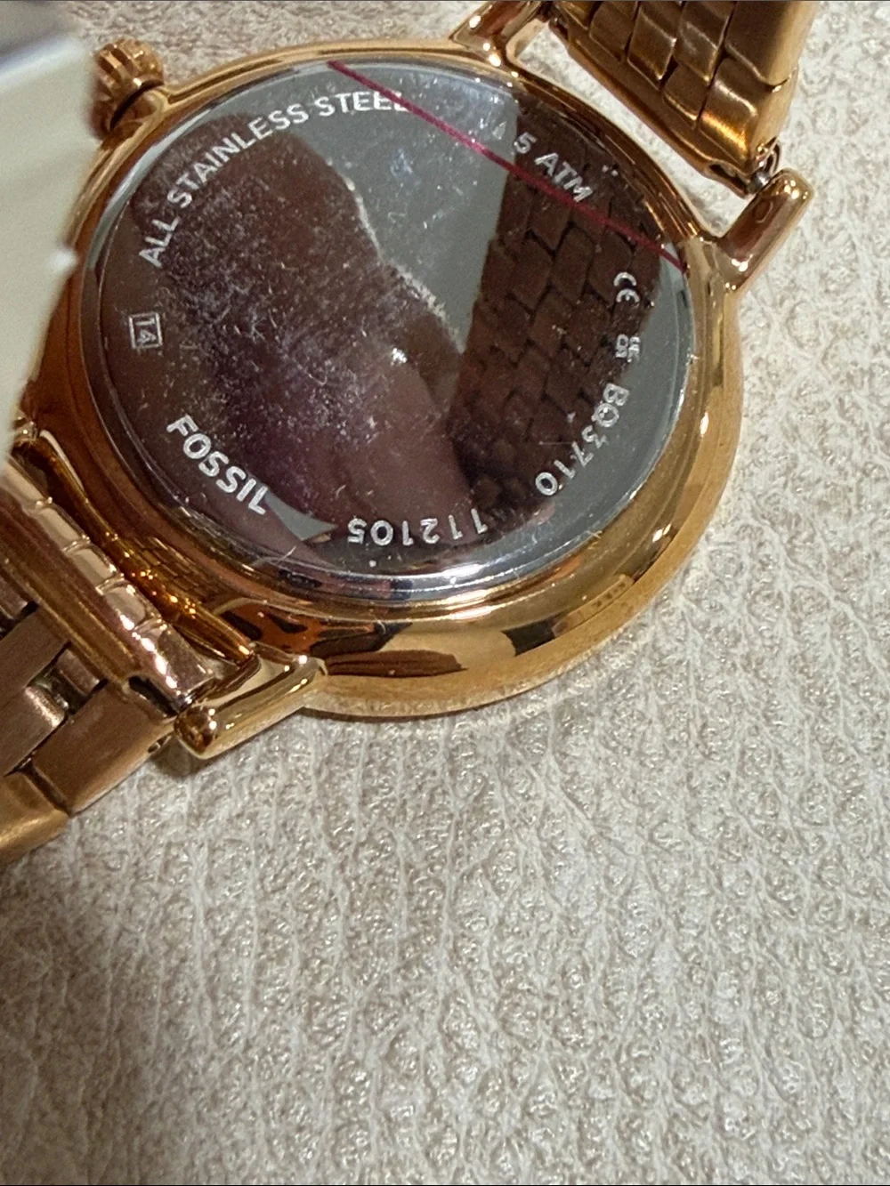 Fossil Rose Gold Moonphase Women's Bracelet Watch